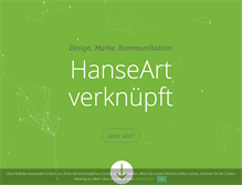 Tablet Screenshot of hanseart.de